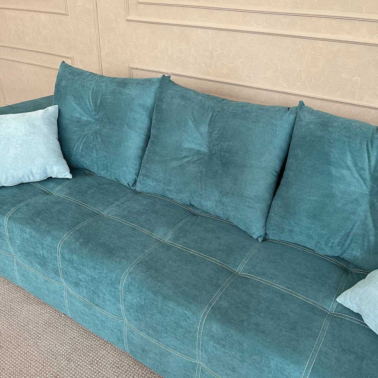 Розкладний новий диван в тканині купити