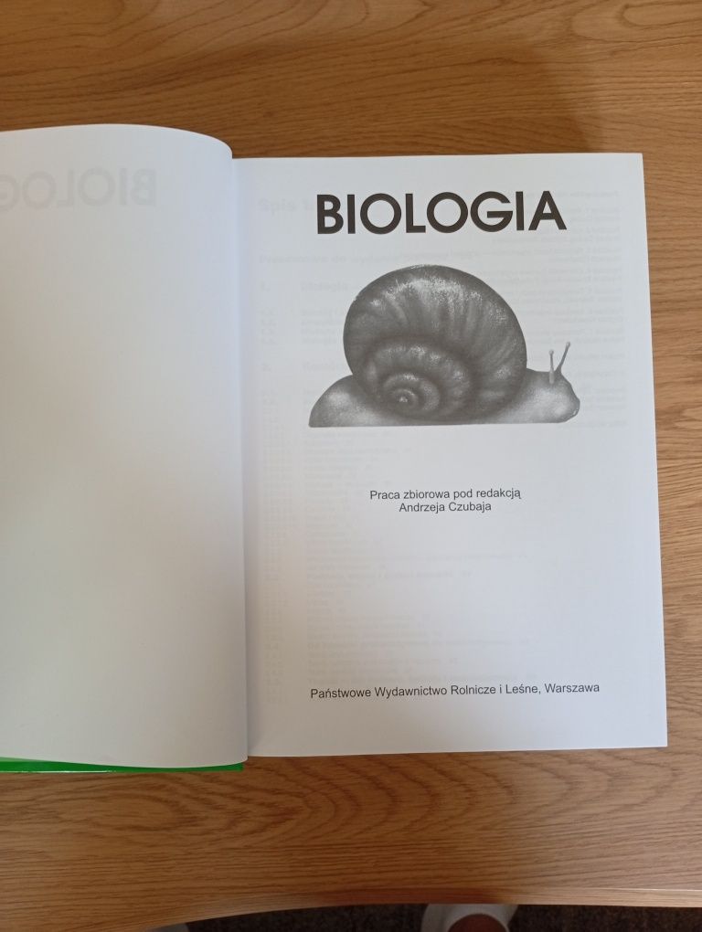 Biologia praca zbiorowa pod redakcją Andrzeja Czubaj NOWA