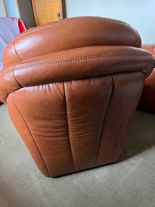 Sofás e poltronas em pele