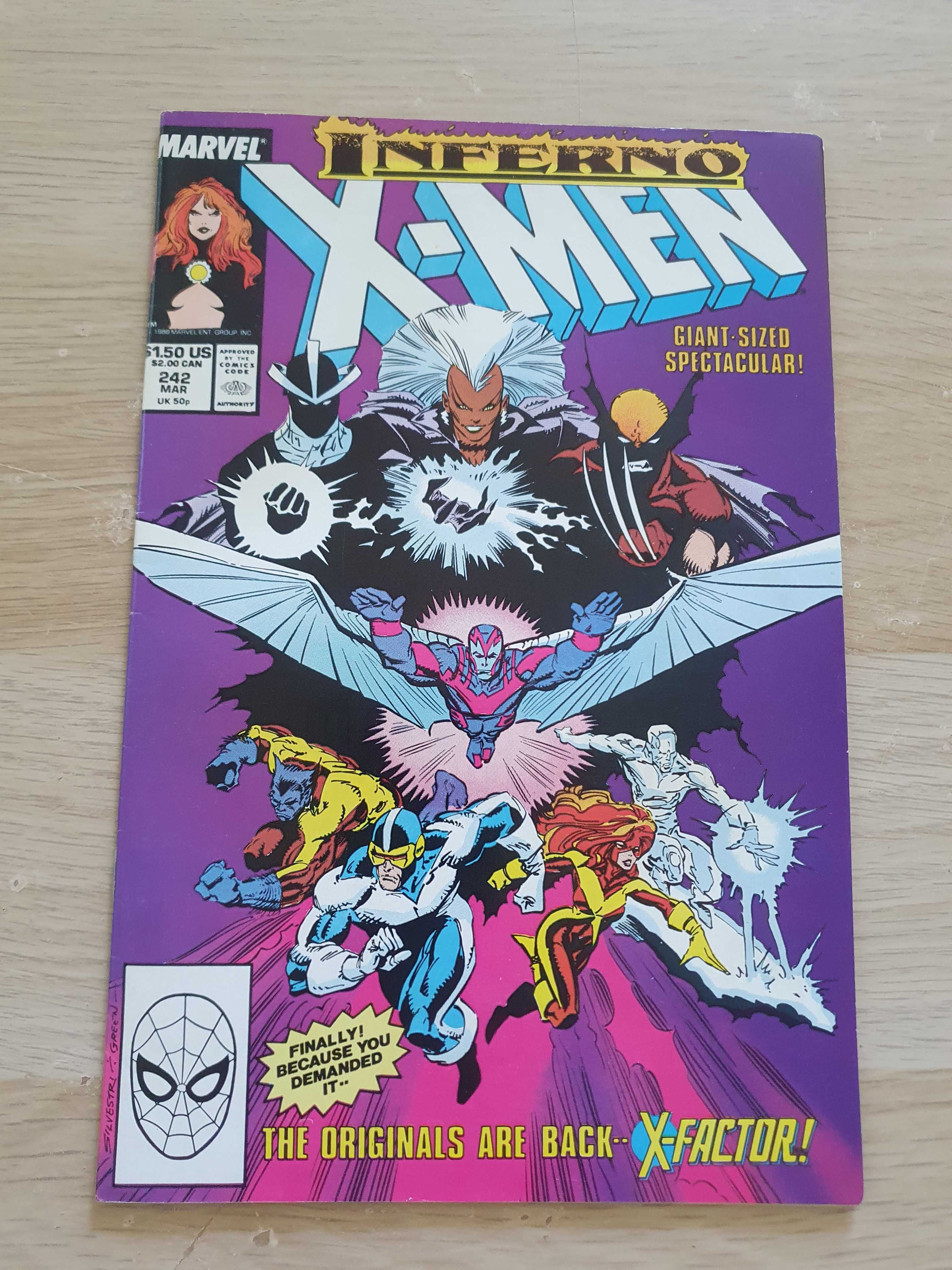 The uncanny X-men vol. 1: 190, 204, 206, 242 - Claremont (ZM120)