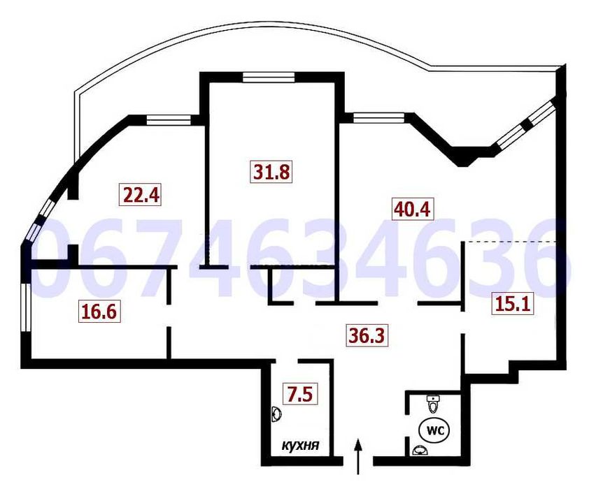 Аренда отличного офиса 180 м2 с мебелью в Центре Киева