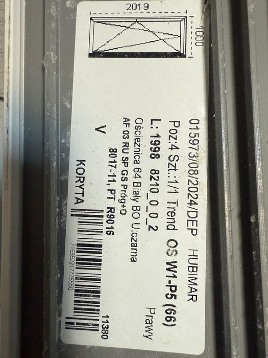 Okno dwuszybowe 1000x2019