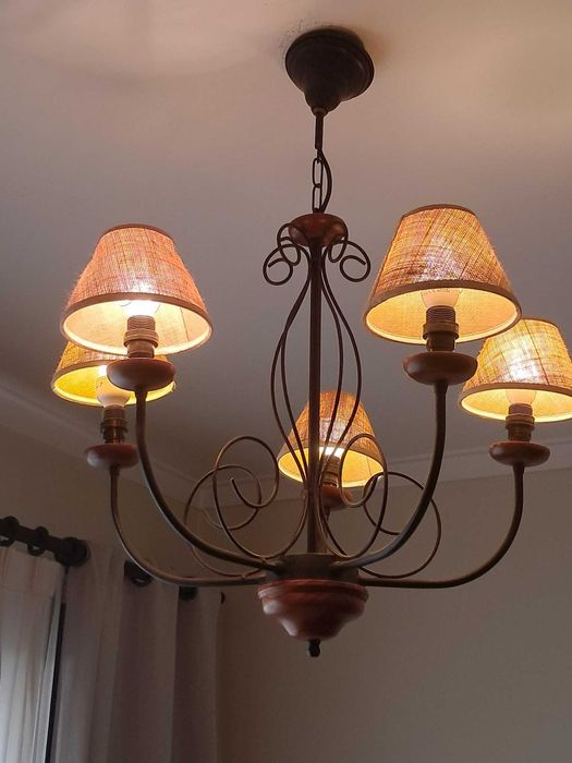 Candeeiros vintage de teto