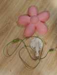 Lampa ścienna dziecięca Ikea kwiatek
