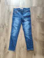 Jeansy damskie z przetarciem Zara XS 34