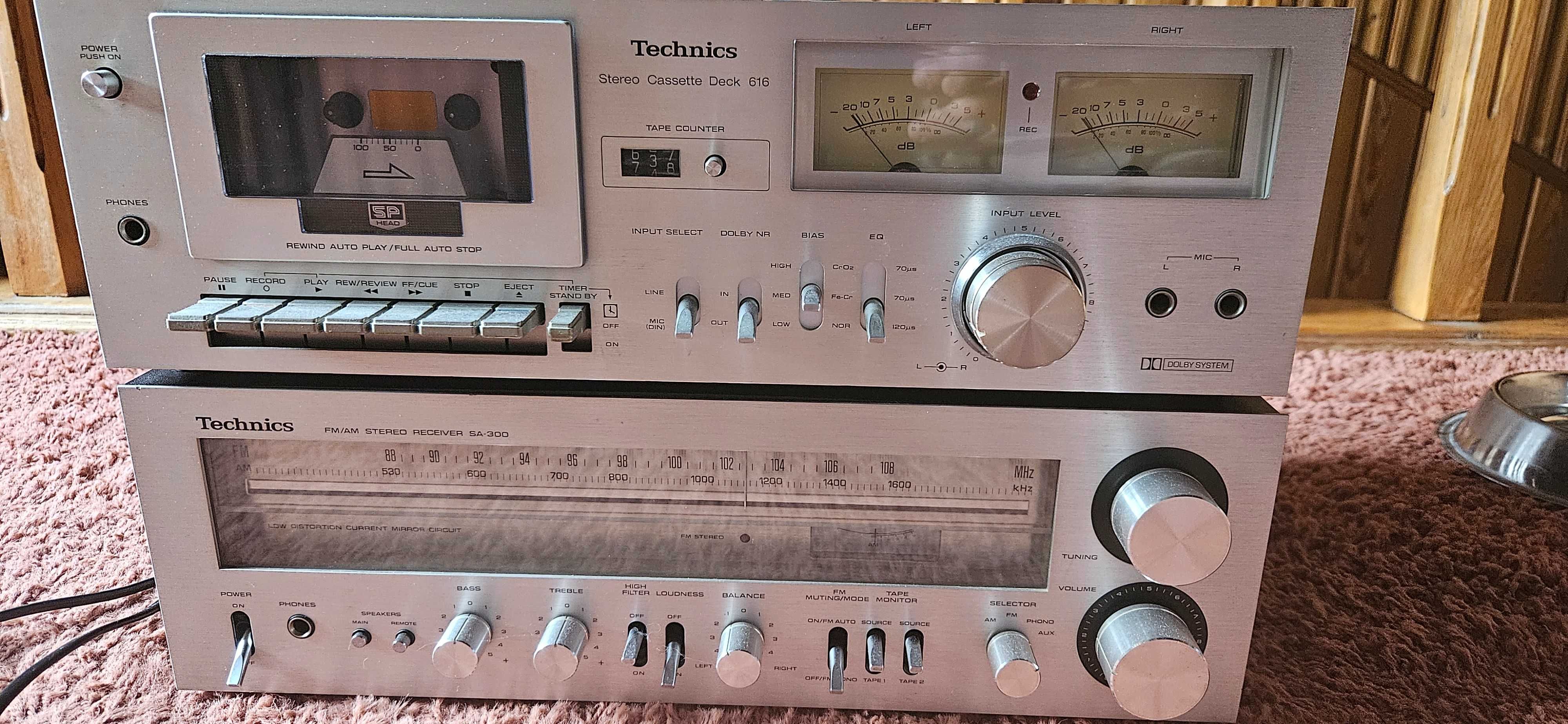 Technics SA-300 + Technics RS-616