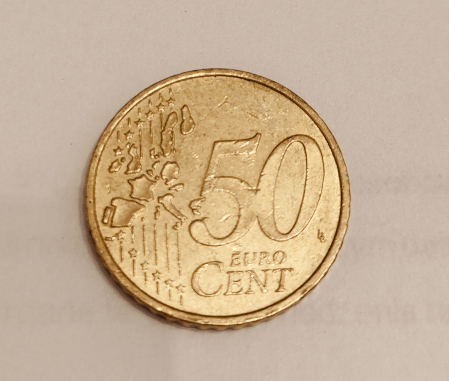 50 euro centy Francja 5 sztuk 1999, 2002
