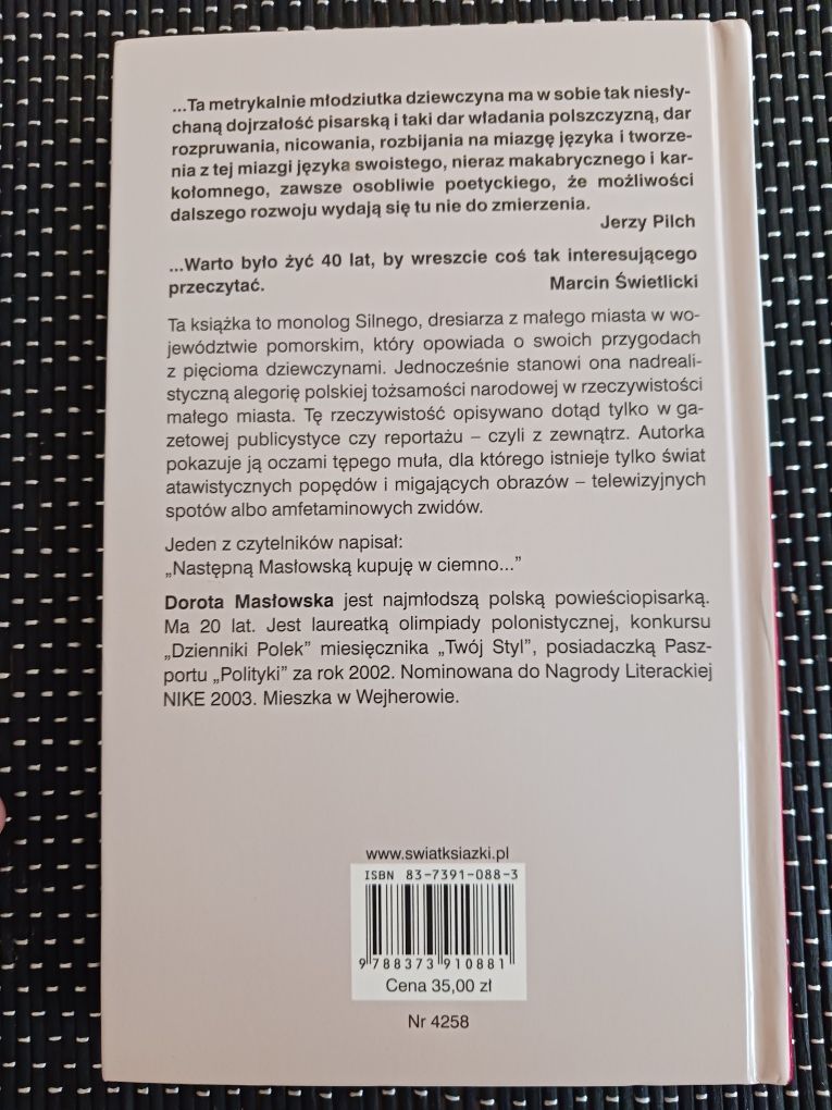 Książka "Wojna polsko-ruska pod flagą biało-czerwoną" Dorota Masłowska