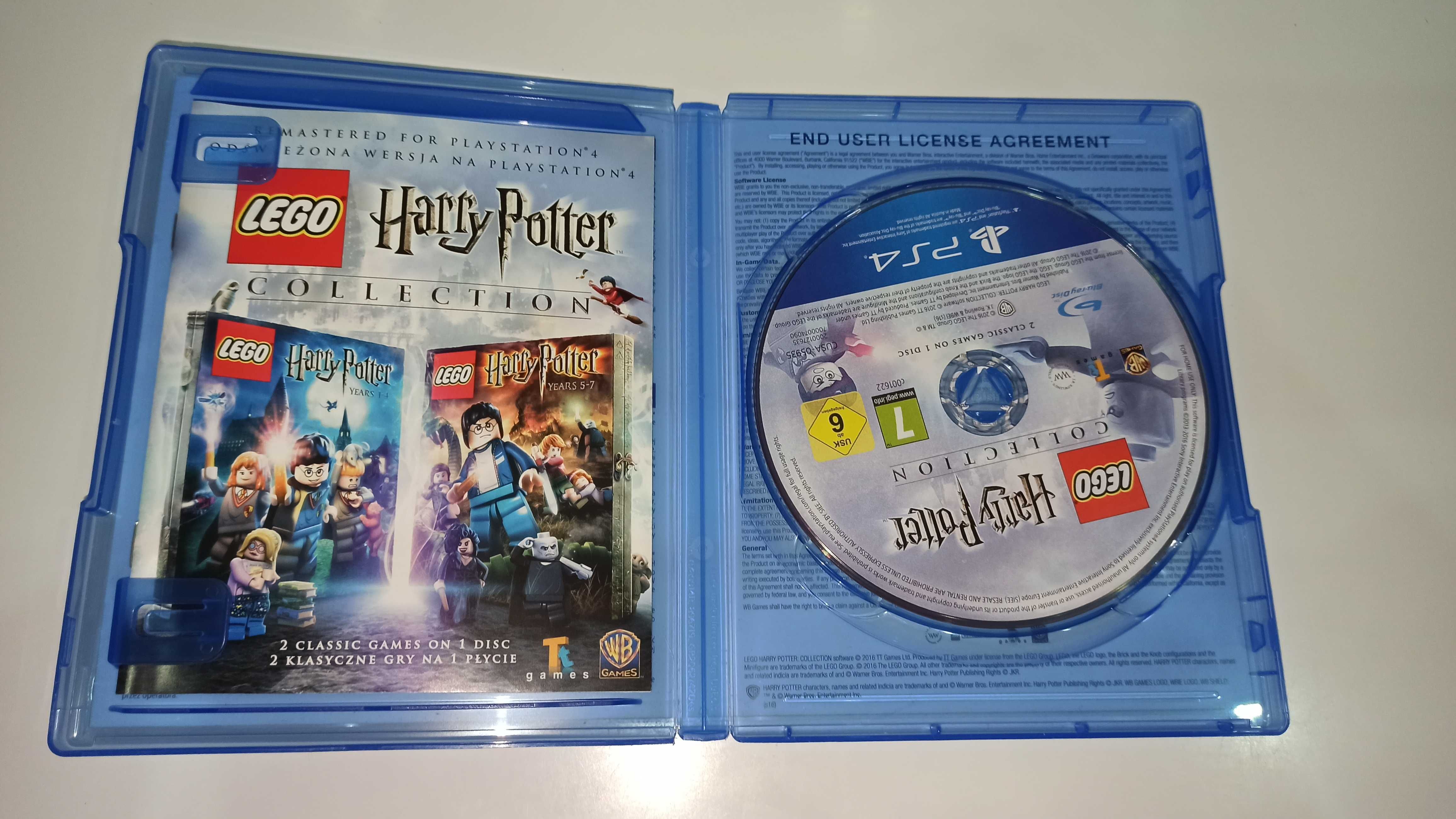 ps4 LEGO HARRY POTTER COLLECTION dwie gry na płycie LATA 1-4 i 5-7 gra