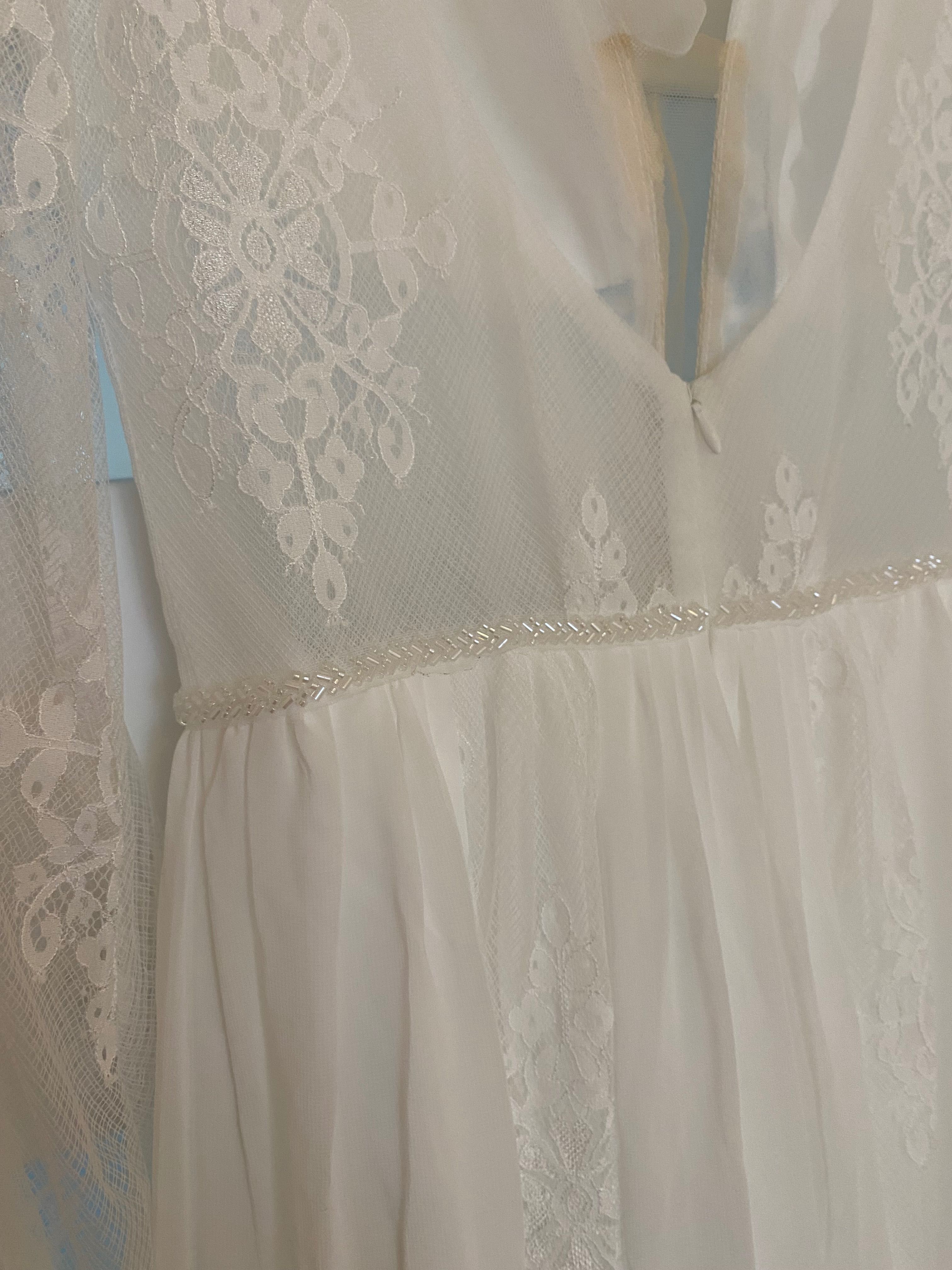 Boho suknia ślubna