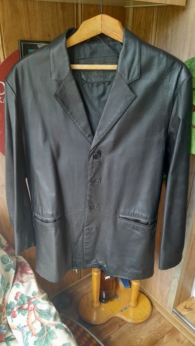 Пиджак мужской кожа.
