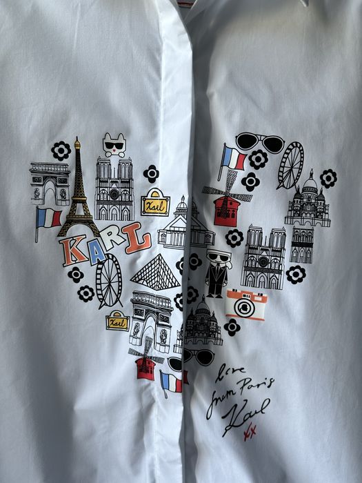 Рубашка сорочка Karl Lagerfeld
