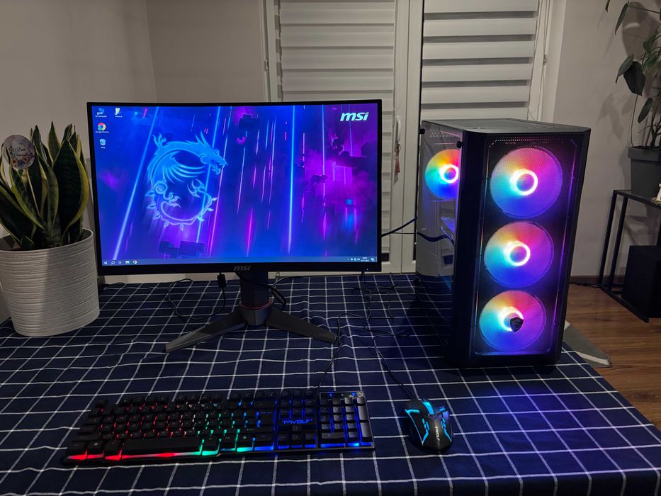 Zestaw MSI Do Gier i5 4x3.5Ghz/GTX1060/Ram-32GB/SSD+1TB/MSI 24' 144HZ