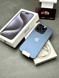 Open box iPhone 15 Pro 128Gb Blue Sim 100%Батарея Гарантія/Магаз/#5140