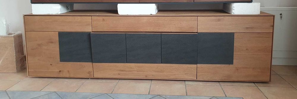 Komoda dębowa LISA,  w kolorze natura