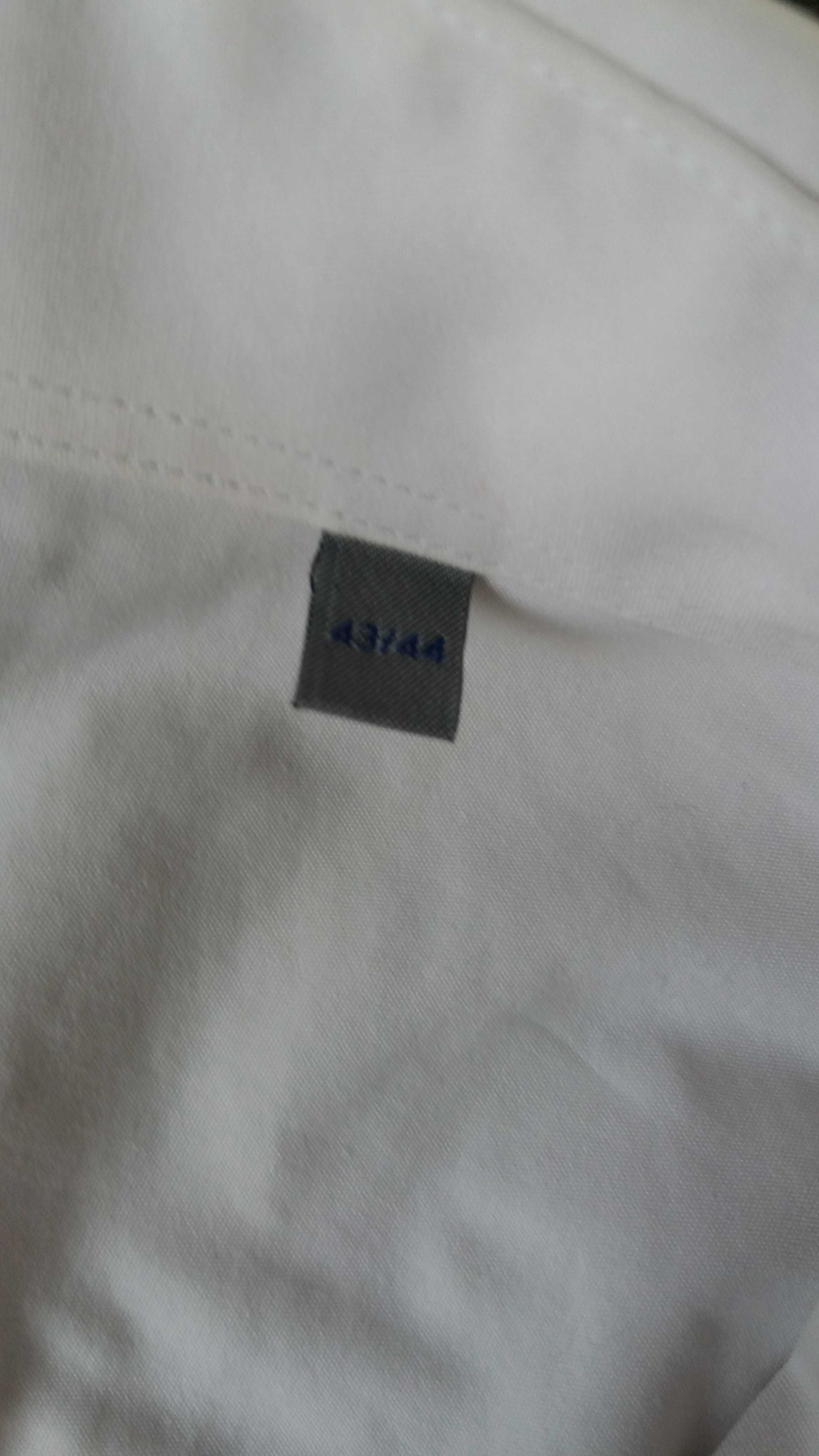 Montego - biała koszula SLIM FIT 43-44/176-182 cm