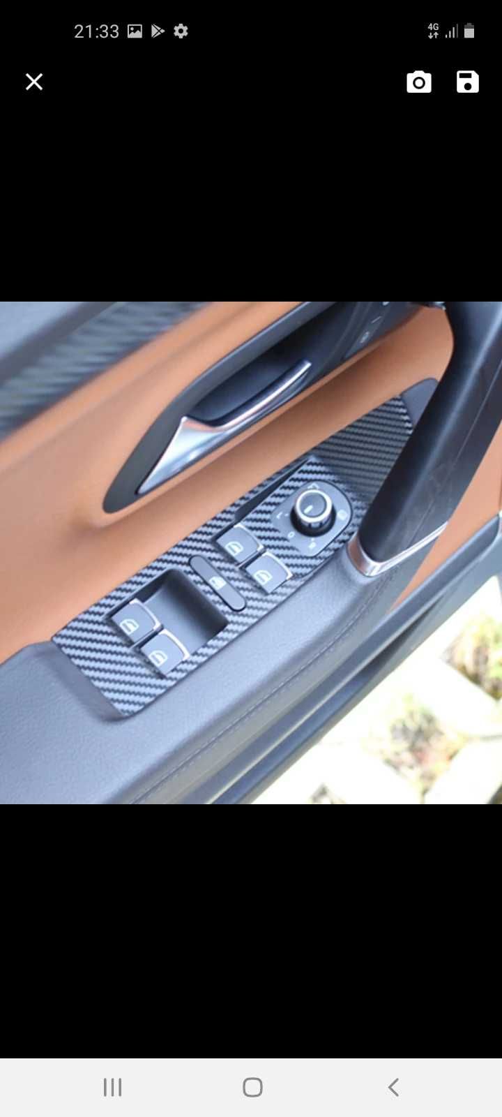 Película Carbono Para Automóveis & Motos Interiores e exteriores 2m x5