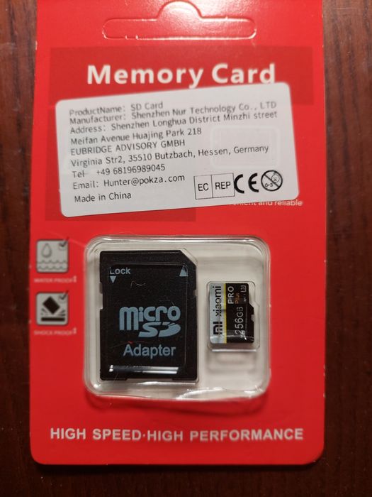 Карта памяти  Xiaomi 256 Gb Pro Plus micro sd memory card