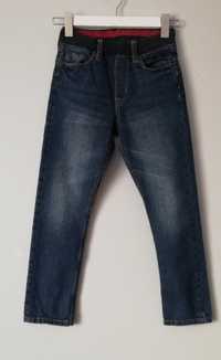 Spodnie jeansowe H&M 100% bawełna r. 128