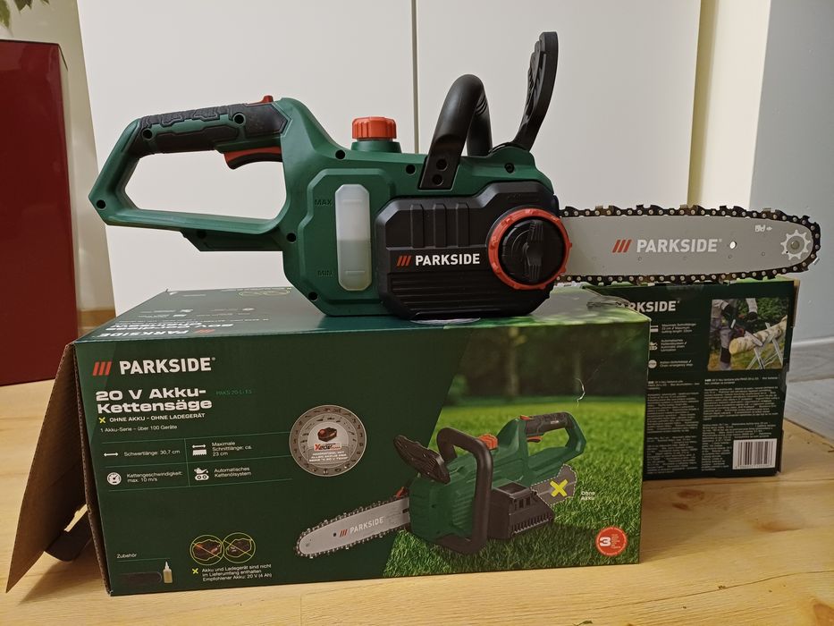 Akumulatorowa piła łańcuchowa 20V, PKSA 20-Li E5