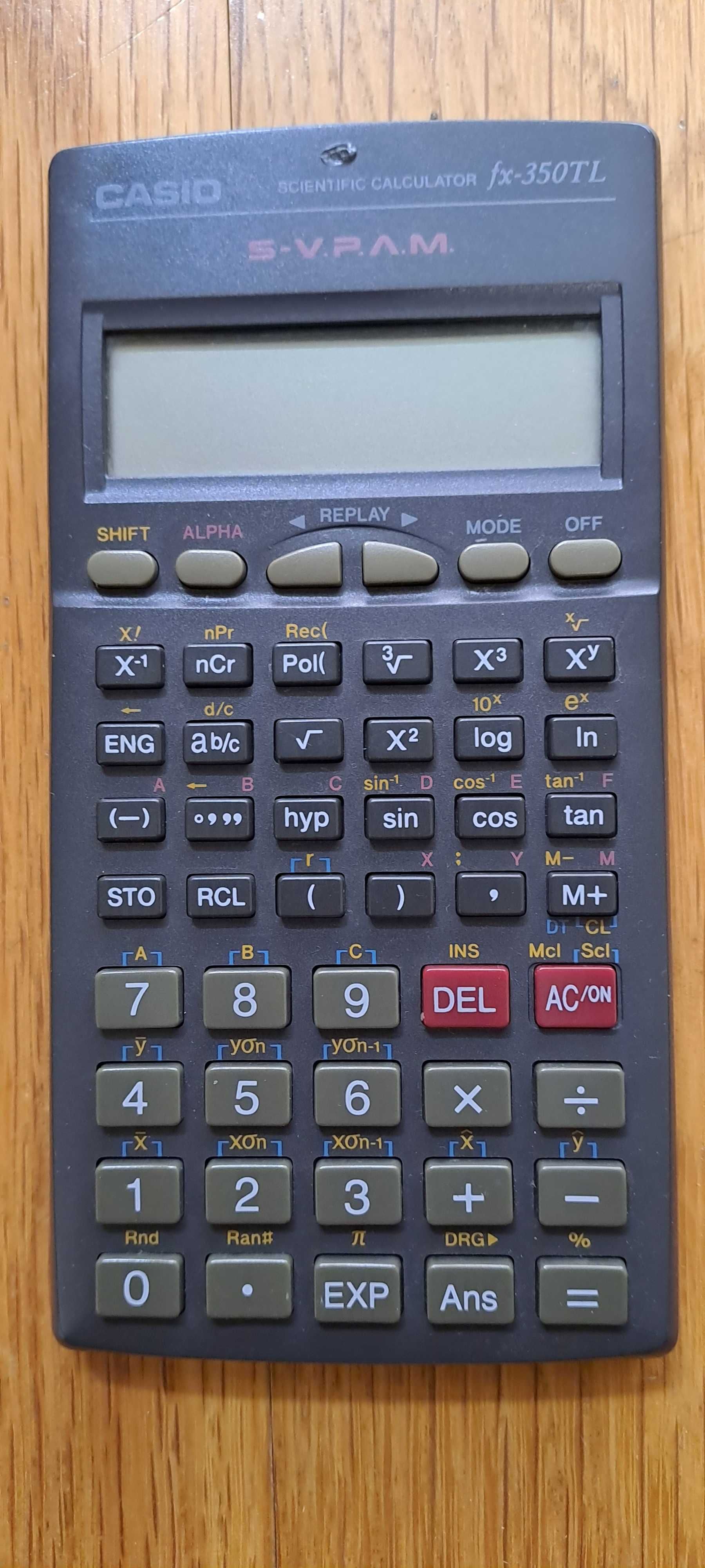 Calculadora Científica Casio FX-350TL totalmente operacional