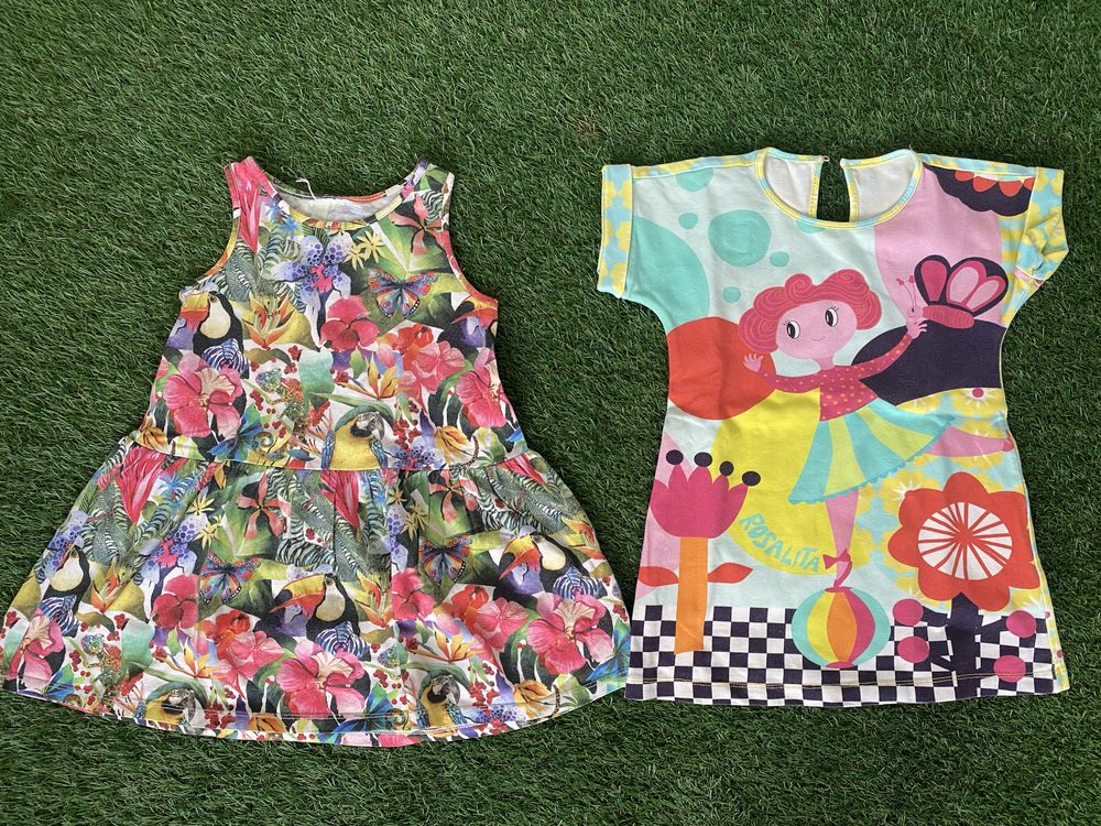 Vestidos Rosalita menina 2 anos