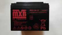 Akumulator bateria MXB 12V 26Ah z technologią AGM