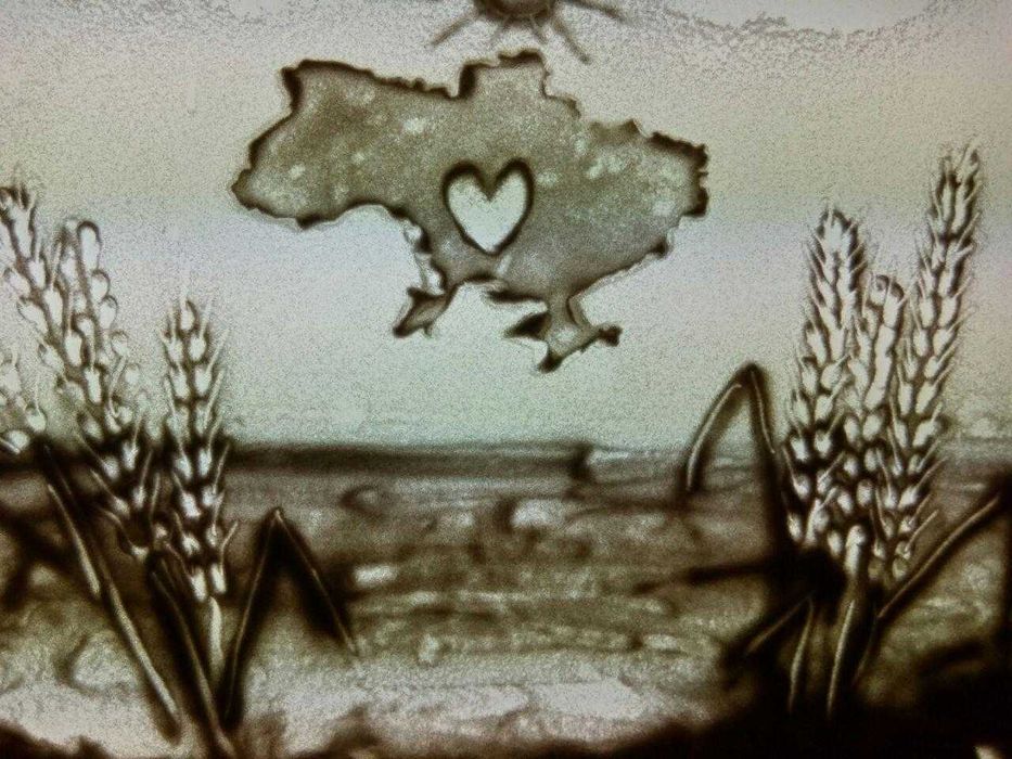 Шоу на свято Новий рік корпоратив Малювання світлом золотом Пісочнешоу