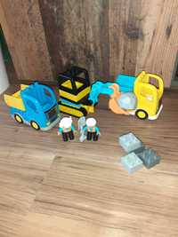 Lego Duplo plac budowy koparka 10931 GRATIS wywrotka i klocki luzem