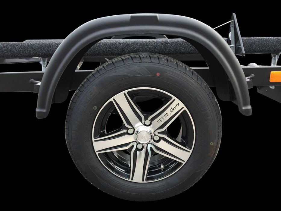 Promocja! Nowa przyczepa pod skuter wodny PP-600, czarna, alufelgi