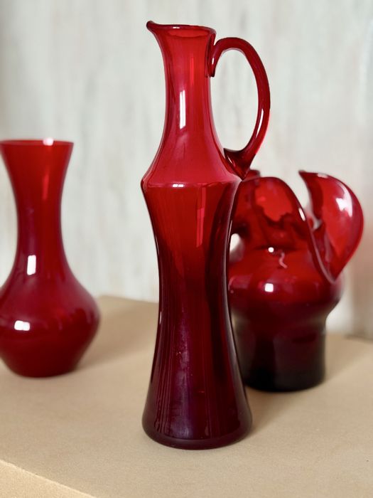 Osiołek zestaw wazonow i dznan Czesław Zuber