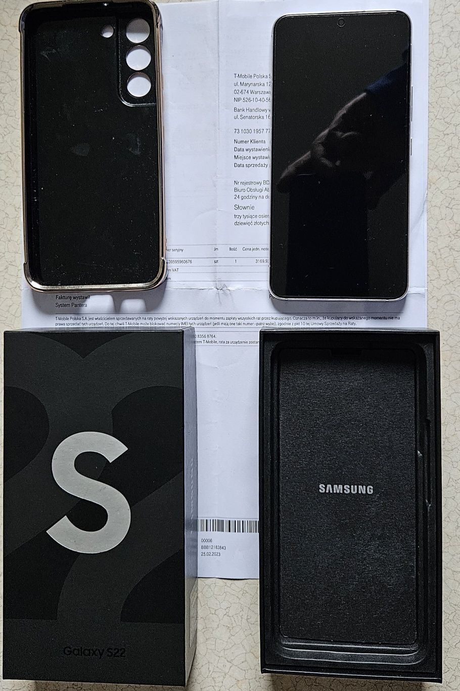 Samsung Galaxy S22 5 G. Wzorowy. Gwarancja. 8/128. Phantom White.
