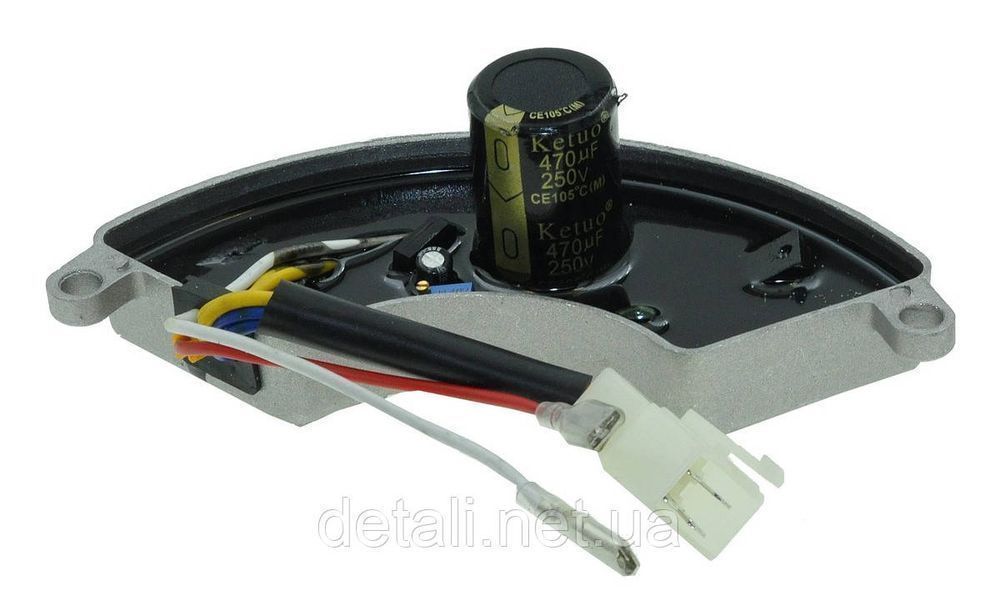 AVR регулятор напряжения 188F (220V) (470 мкф 250V) алюминий, gen042