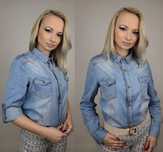 Koszula Jeans roz. S-XXL damska koszula NOWA jeansowa TU KUPUJESZ XXL