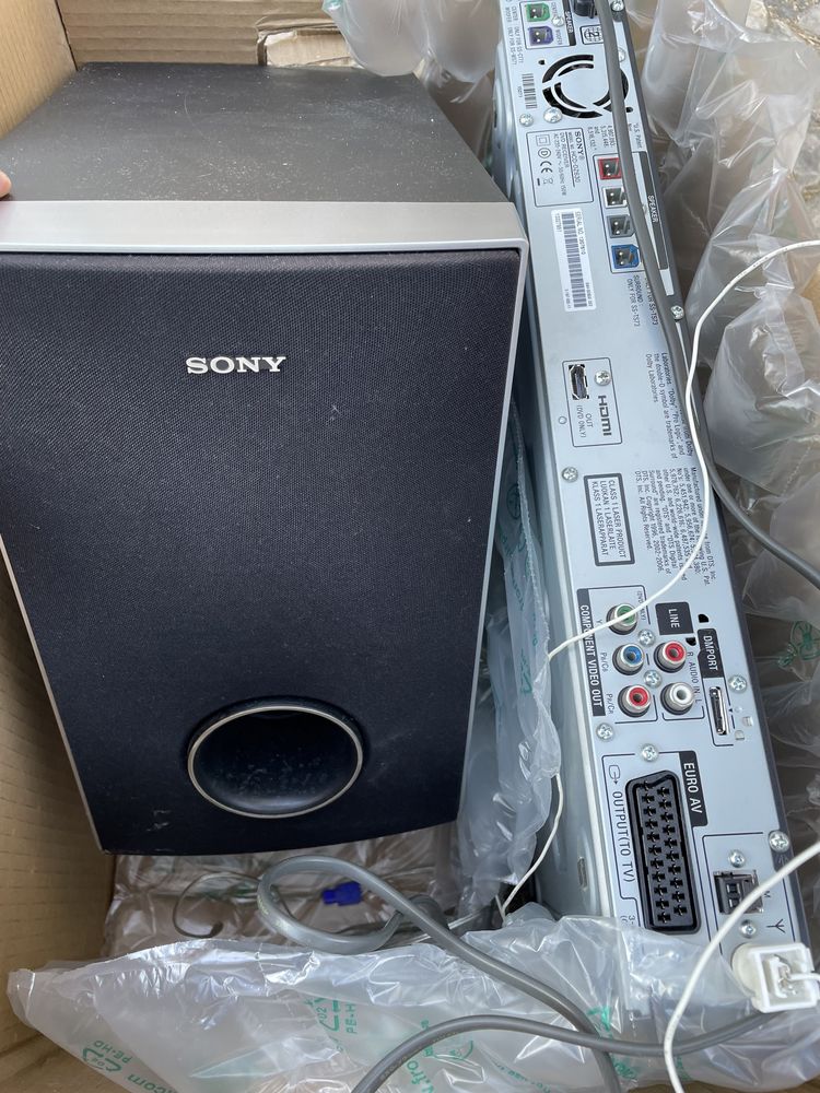 Sistema de som- dvd home theater system sony dav-dz630