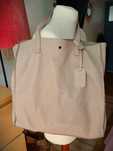 REAL LEATHER skórzana torba na ramię - shopper bag