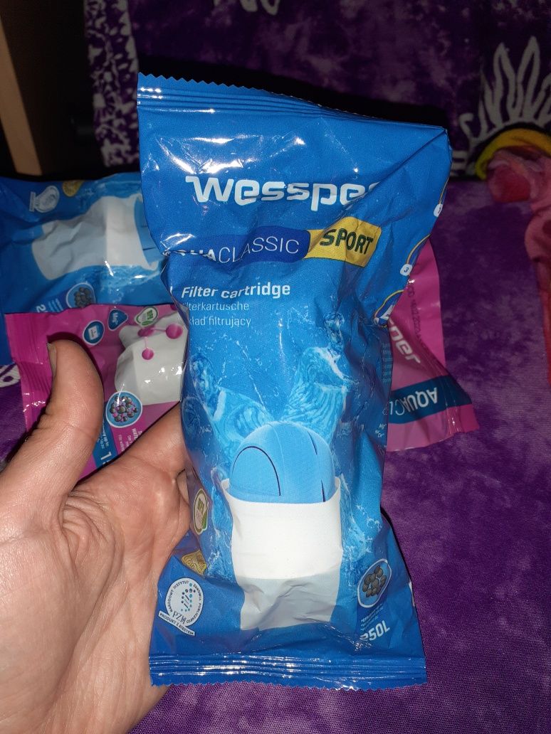 Nowy zestaw 3 filtrów do wody Wessper /dafi