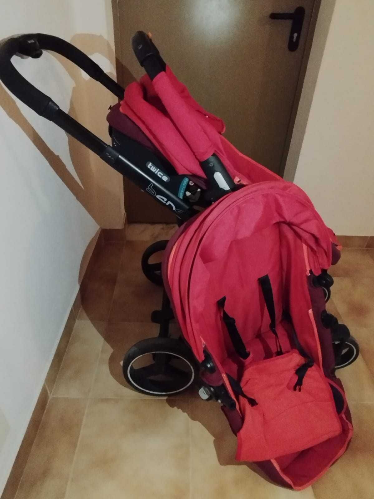 Carrinho Be Cool Twice, Baloiço Chicco, Cadeira Chicco Auto - Tudo 65€