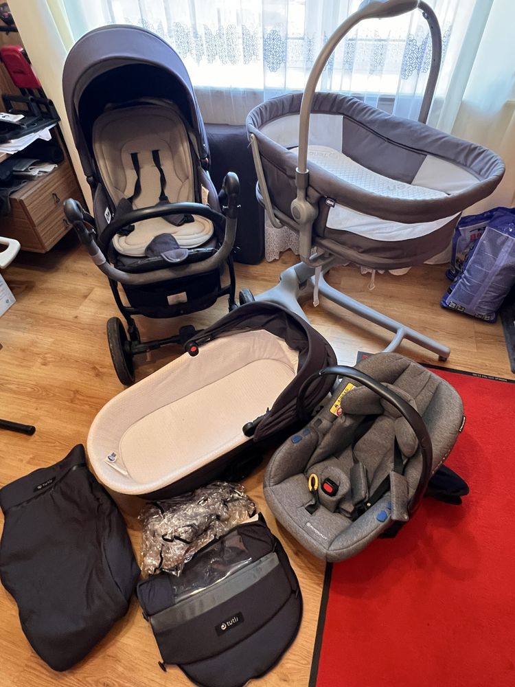 Super wozek Tutis UNO gondola oraz spacerowka 2 w 1 Avionaut 4moms