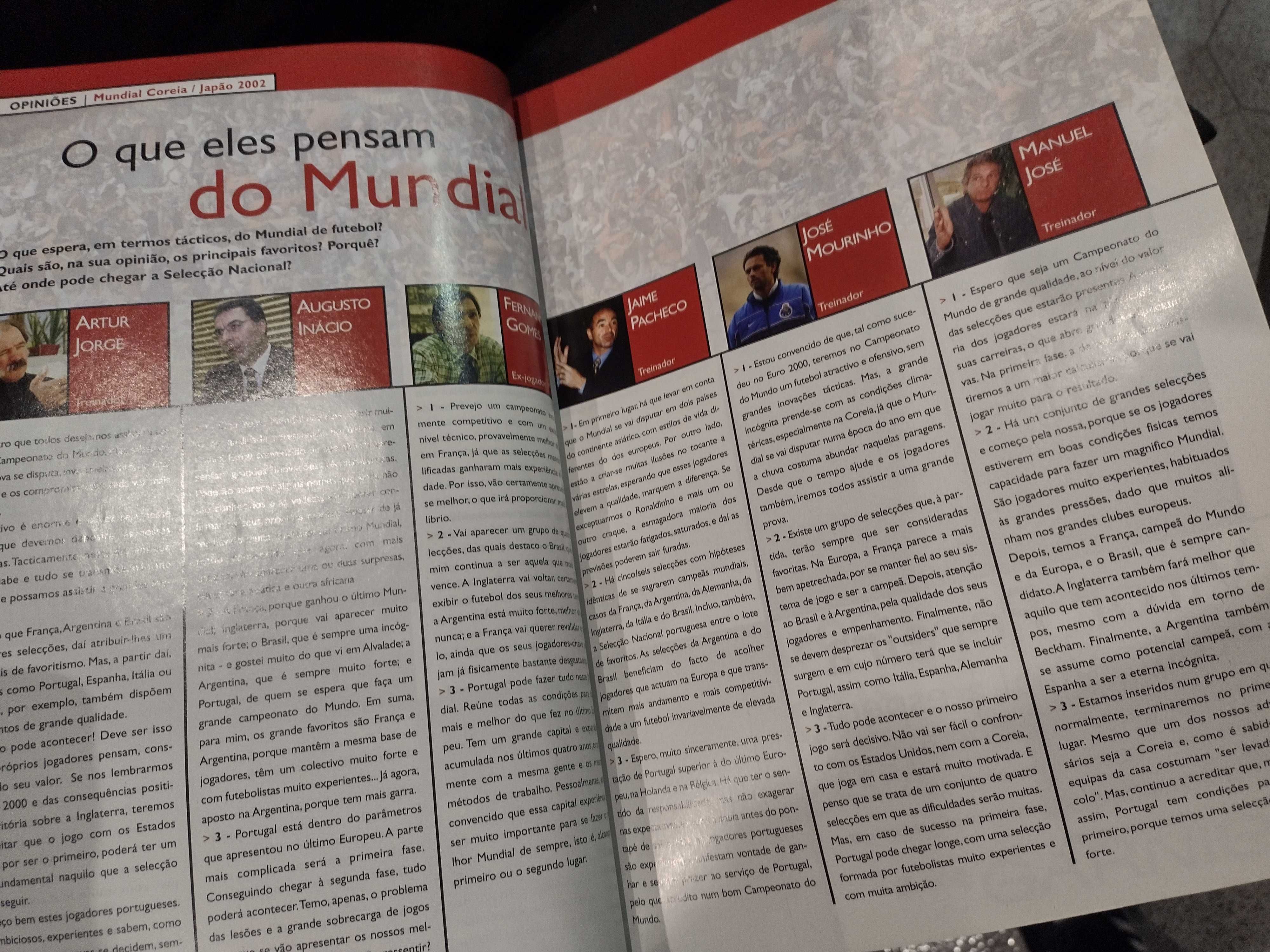 Revista "O Jogo" Mundial Coreia/Japão 2002