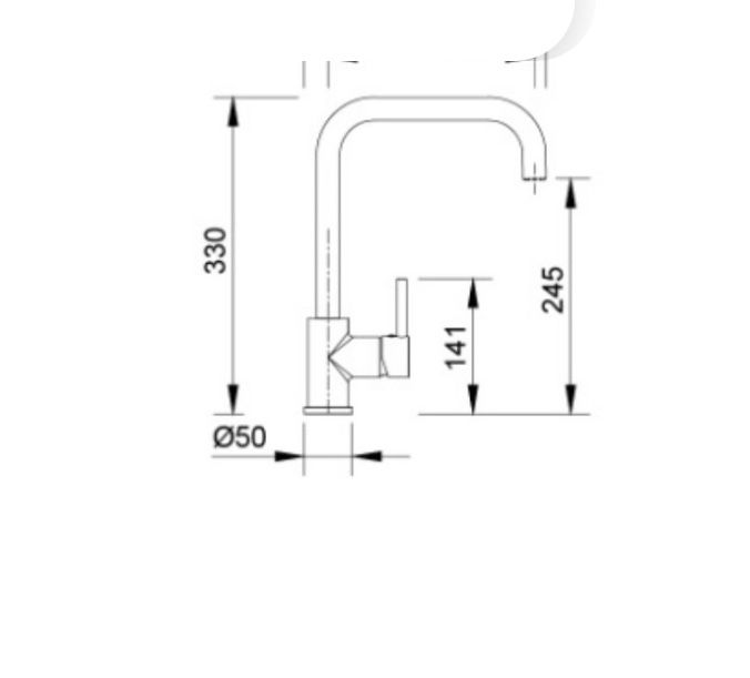 Misturadora Torneira cozinha RODI LINE CROMADO