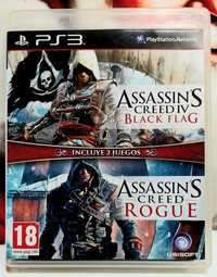Assassin's Creed Black Flag and Rogue PS3
