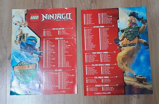 karty NINJAGO 57 szt. plansze do gry