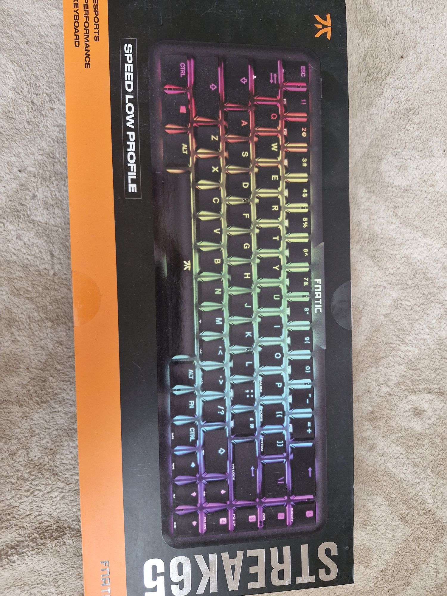 Klawiatura mechaniczna FNATIC STREAK65 Do gier RGB LED