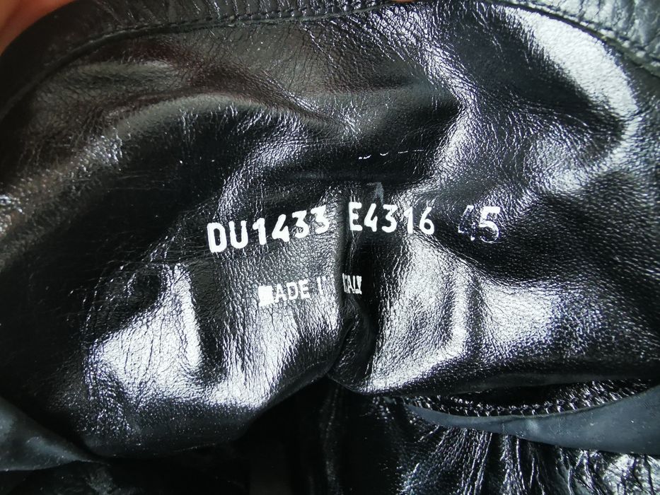 Buty męskie Dolce Gabbana r. 45 skóra naturalna czarna