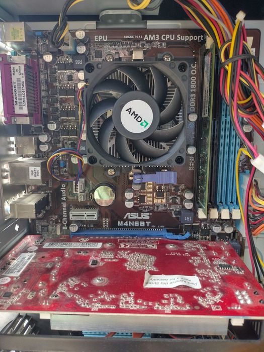 PC Asus M4N68T AMD Athlon II X4 GTS250 E-Green 1024M RAM 2GB