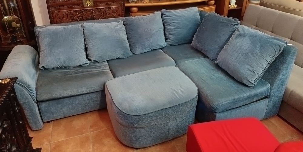 Sofá chaise longue faz cama casal
