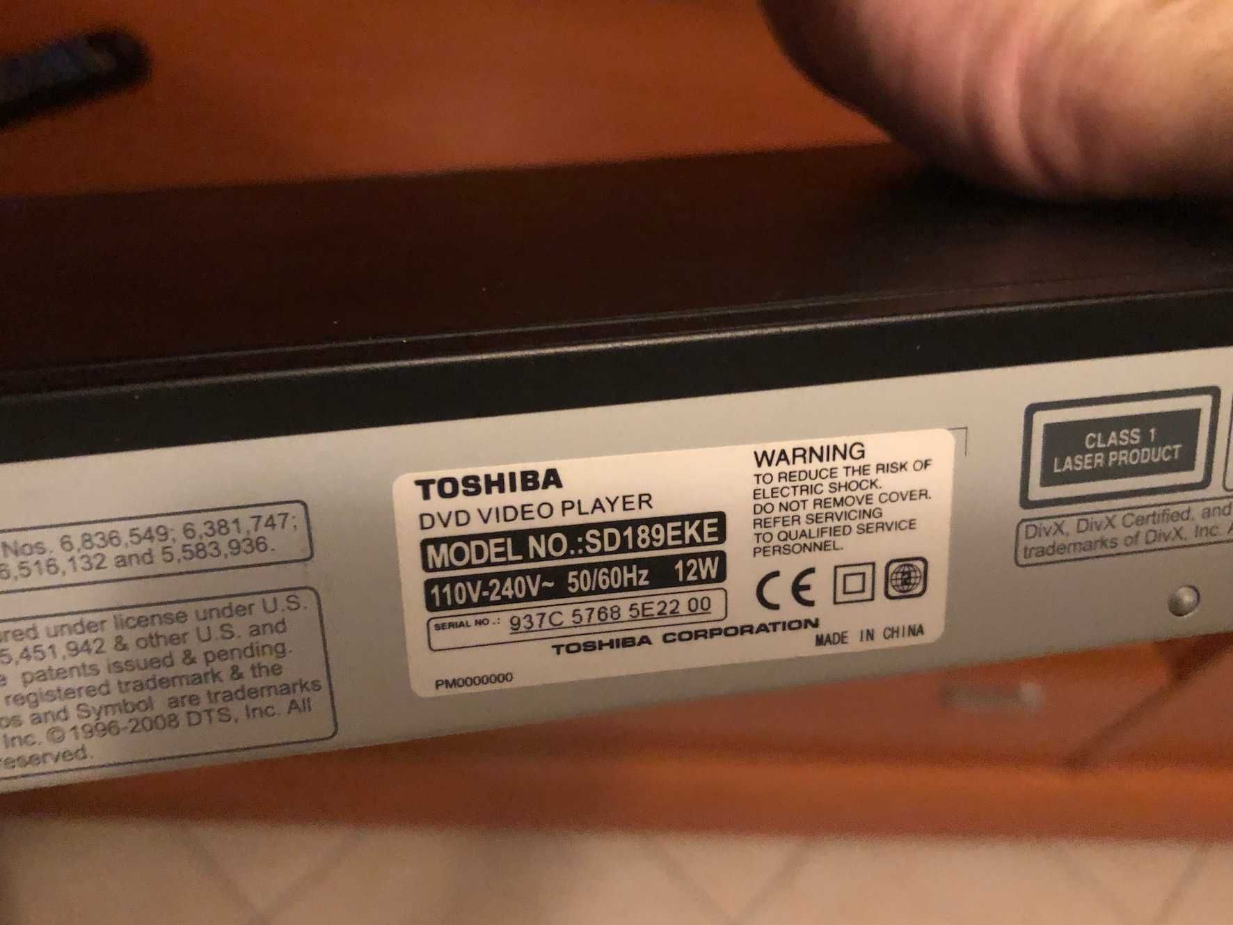 Leitor DVD Toshiba - SO HOJE