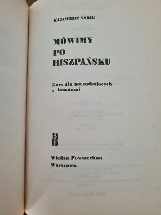 Mówimy po hiszpańsku - Książka