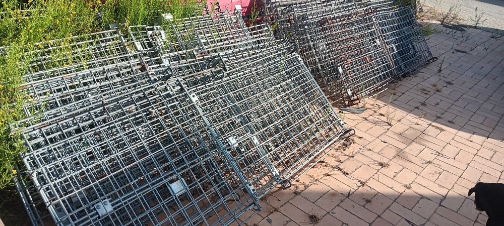 Cestos em ferro para paletes